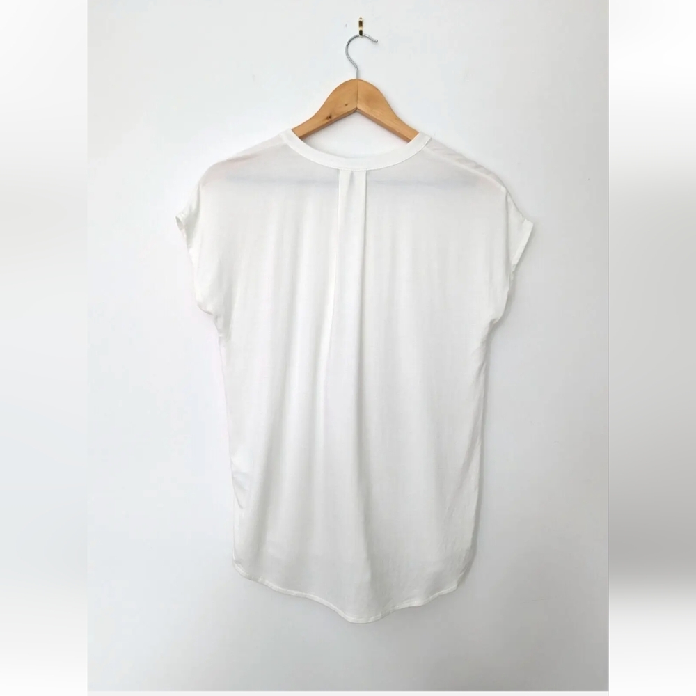 Olsen White Blouse, Capsule Top Size 8  | Scandi Work Smart Wear - Picture 2 of 7